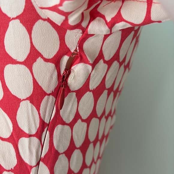 Boden Red and White Polka Dot Dress UK 8 US 4 - Picture 5 of 10